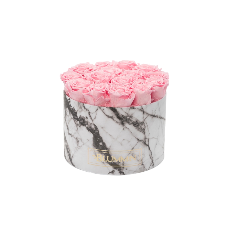 LARGE MARMOR KOLLEKTSIOON - valge karp BRIDAL PINK uinuvate roosidega.jpg