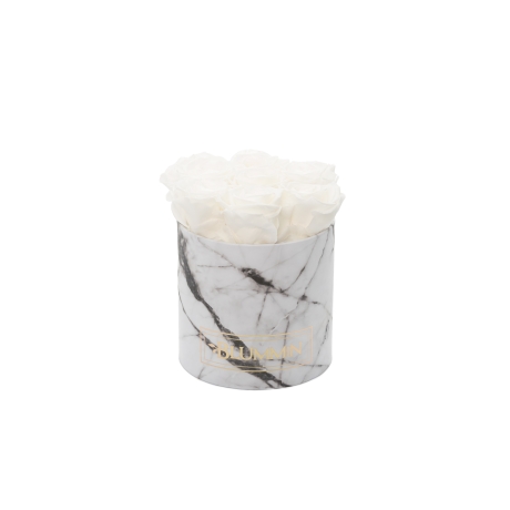 SMALL MARMOR KOLLEKTSIOON - valge karp WHITE uinuvate roosidega.jpg