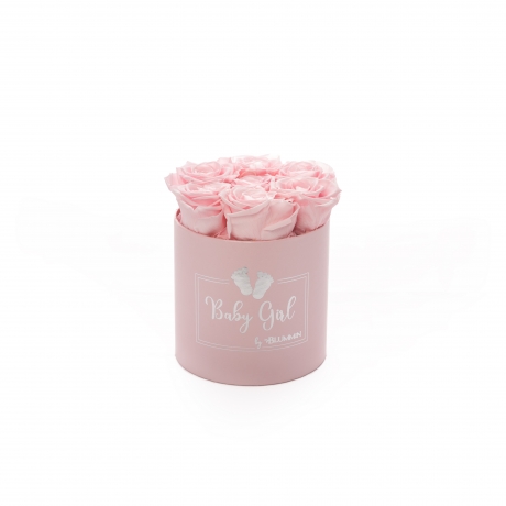 BABY GIRL - roosa karp BRIDAL PINK roosidega (SMALL - 7 roosiga)