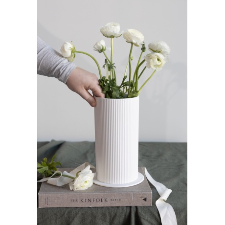 DARK GREY CERAMIC VASE