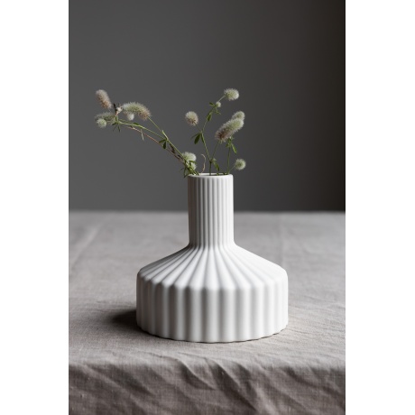 DARK GREY CERAMIC VASE