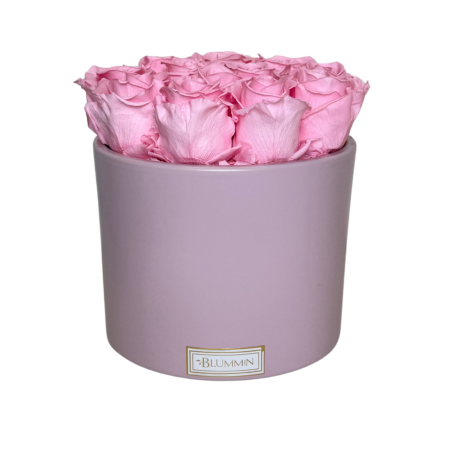 13 ROOSI - ROOSA KERAAMIKA BRIDAL PINK KAUASÄILIVATE ROOSIDEGA