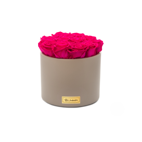 BEEZ KERAAMIKA HOT PINK KAUASÄILIVATE ROOSIDEGA - 13 ROOSI