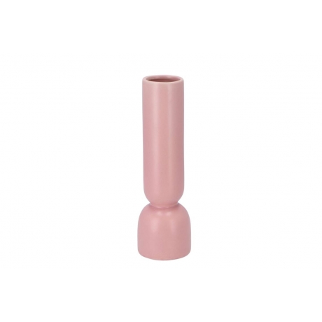 PINK HAND MADE CERAMIC VASE BALI 24.5 cm