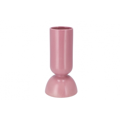 -35% PINK HAND MADE CERAMIC VASE BALI 25.5 cm