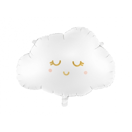 WHITE CLOUD FOLIUM BALLOON- 51x35.5 cm (БЕЗ ГЕЛИЯ)