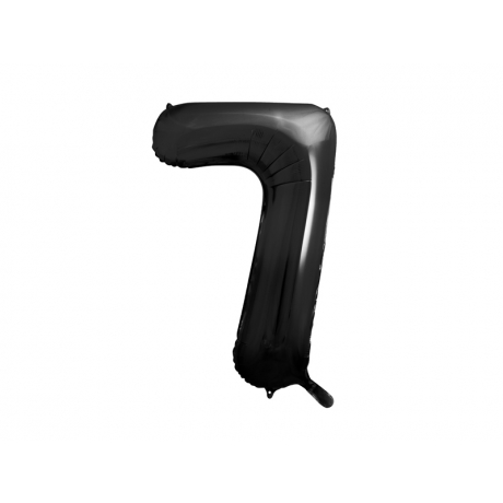 FOLIUM BLACK BALLOON NR. 7 - 86 cm (БЕЗ ГЕЛИЯ)