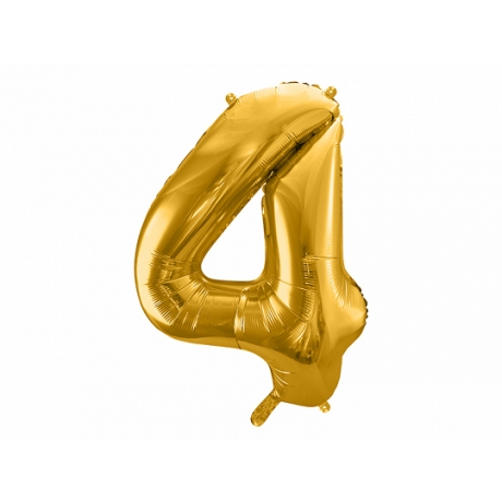 NR. 4  GOLDEN FOLIUM BALLOON - 86 cm (БЕЗ ГЕЛИЯ)