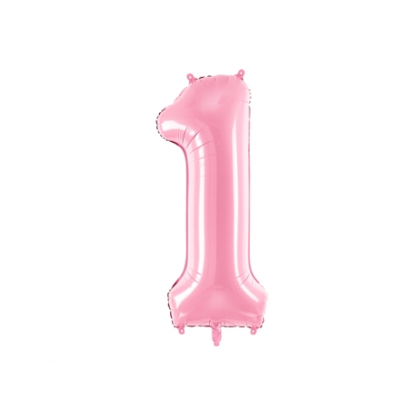 NR. 1 LIGHT PINK FOLIUM BALLOON - 86 cm (БЕЗ ГЕЛИЯ)