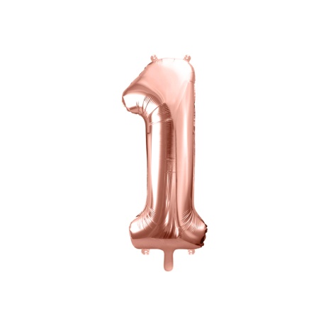 FOLIUM ROSE GOLD BALLOON NR. 1 - 86 cm (БЕЗ ГЕЛИЯ)