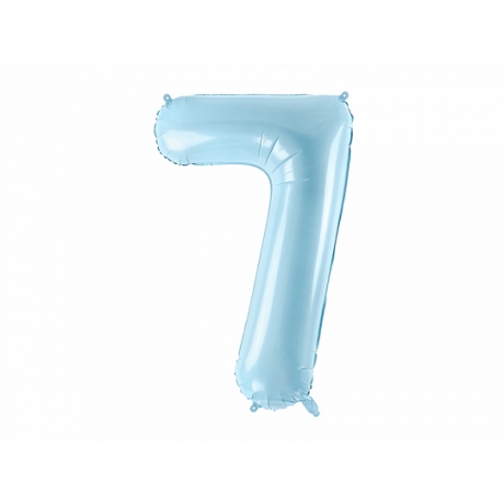 NR. 7 LIGHT BLUE FOLIUM BALLOON - 86 cm (БЕЗ ГЕЛИЯ)