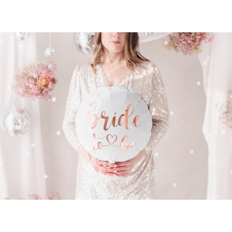 BRIDE TO BE FOIL BALLOON - 45 CM (БЕЗ ГЕЛИЯ)