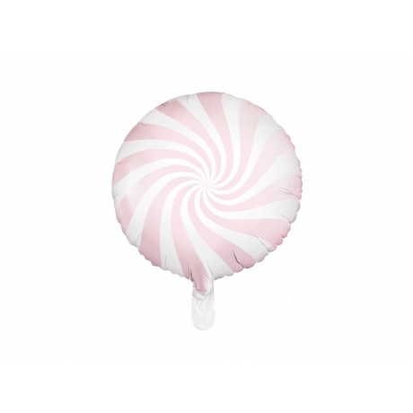 CANDY PINK / WHITE FOIL BALLOON - 35 CM (БЕЗ ГЕЛИЯ)