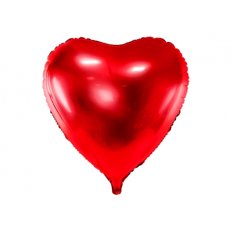 RED HEART FOIL BALLOON - 72X73 cm