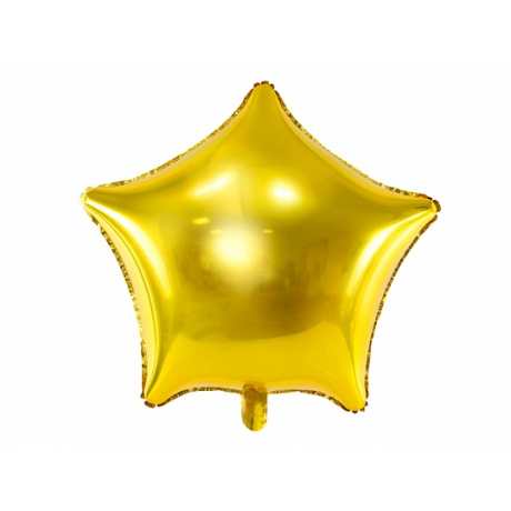 GOLDEN STAR BIG FOIL BALLOON - 70 CM (БЕЗ ГЕЛИЯ)