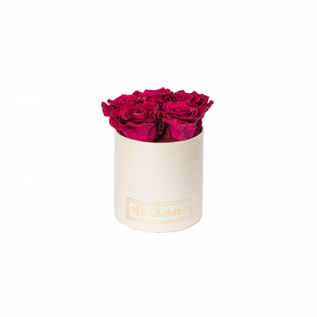 MIDI BLUMMIN - CREAMY BOX WITH CHERRY ROSES