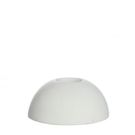 CANDLESTICK ROUND WHITE