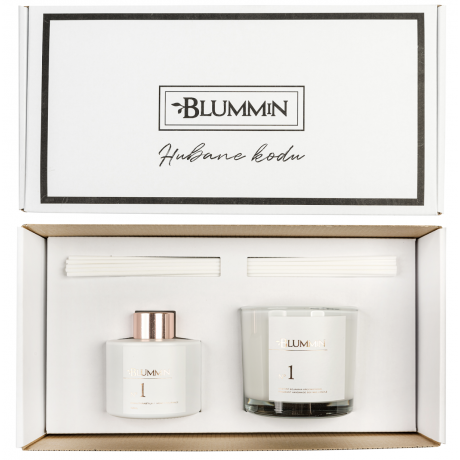 GIFT BOX COSY HOME- HOME FRAGRANCE & SCENTED SOY WAX CANDLE (WHITE)