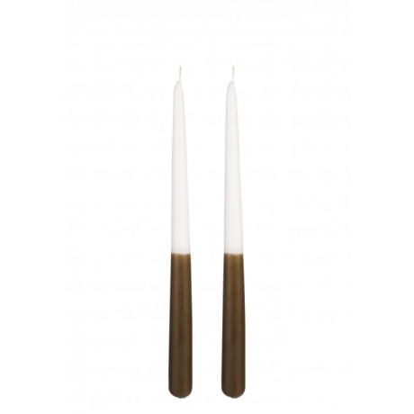 CANDLE DIP DYE 2 TK - WHITE / BROWN