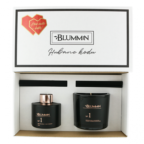 OLED MULLE KALLIS! GIFT BOX COSY HOME- HOME FRAGRANCE & SCENTED SOY WAX CANDLE - BLACK