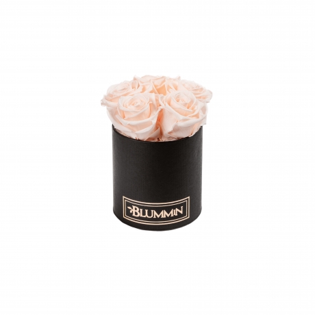 MIDI BLACK BOX WITH ICE PINK ROSES