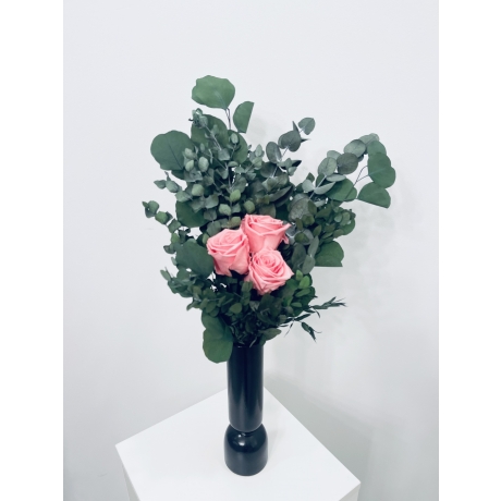KIMP KAUASÄILIVATEST BABY PINK ROOSIDEST JA EUKALÜPTIST - No. 35