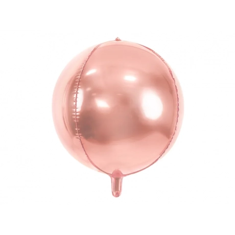 FOOLIUMIST ÕHUPALL ROSE GOLD BALL - 40 CM (HEELIUMITA/TÄITMATA)