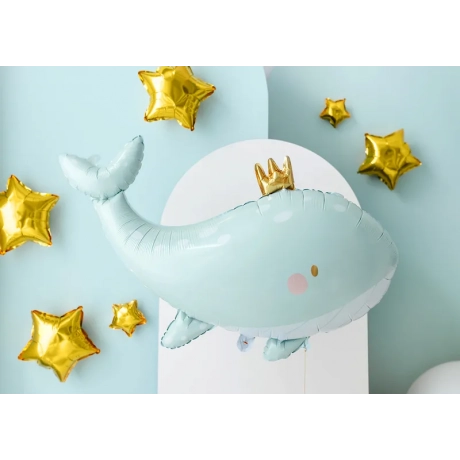 FOIL BALLOON WHALE 93X60 CM (БЕЗ ГЕЛИЯ)