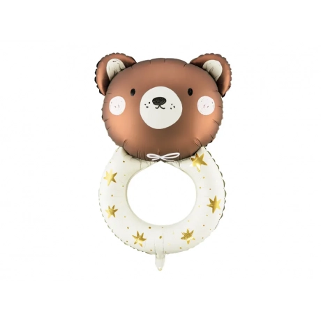 FOIL BALLOON TEDDY RATTLE 61X88 CM (БЕЗ ГЕЛИЯ)