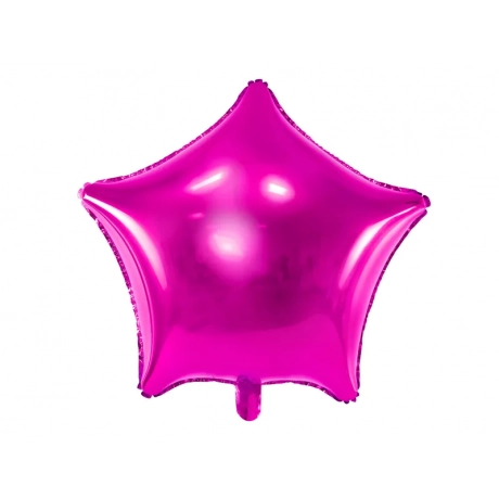 FOIL BALLOON STAR, 48CM, FUCHIA PINK (БЕЗ ГЕЛИЯ)