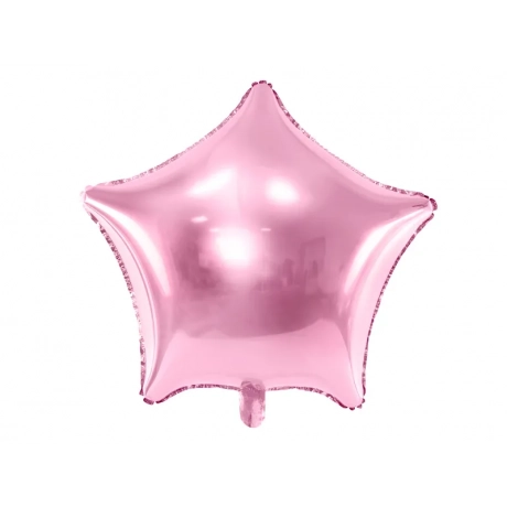 FOIL BALLOON STAR, 48CM, LIGHT PINK (БЕЗ ГЕЛИЯ)