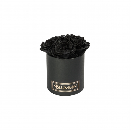 MIDI BLACK BOX WITH BLACK ROSES