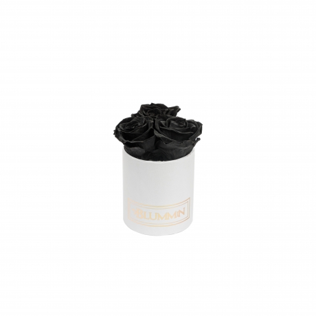 XS BLUMMiN - WHITE BOX WITH BLACK ROSES