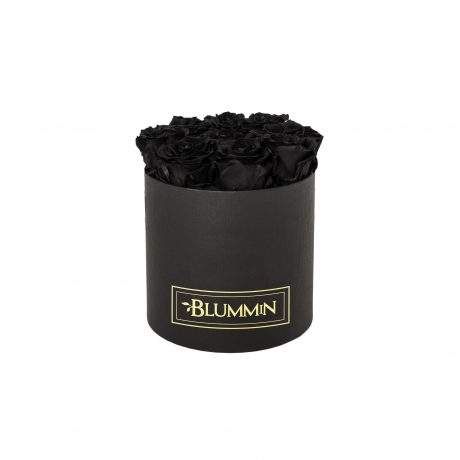 -30%  MEDIUM BLUMMIN BLACK BOX WITH BLACK ROSES