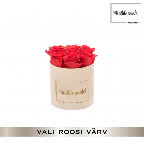 -20% KALLILE EMALE - SMALL NUDE SAMETKARP (VALI ROOSI VÄRV)