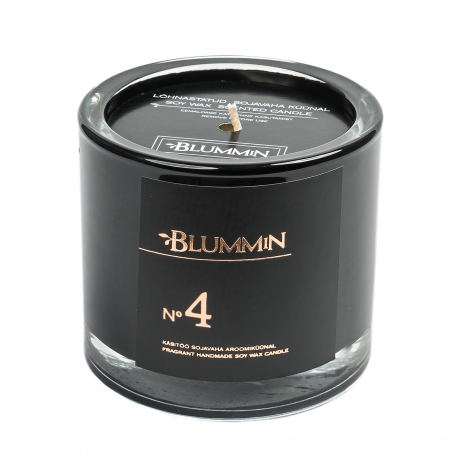BLUMMiN BLACK SCENTED SOY WAX CANDLE 200g - Nr 4