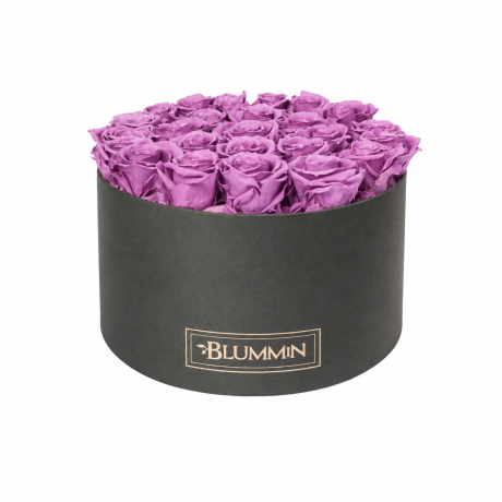 EXTRA LARGE WHITE BOX WITH ICE PINK ROSES