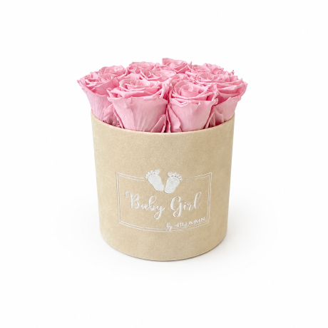 BABY GIRL NUDE SAMETKARP BRIDAL PINK - MEDIUM (9 ROOSIGA)