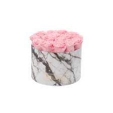 LARGE MARMOR KOLLEKTSIOON - valge karp BRIDAL PINK uinuvate roosidega