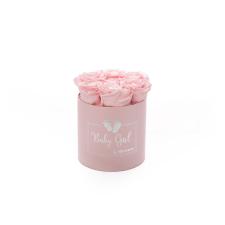 BABY GIRL - roosa karp BRIDAL PINK roosidega (SMALL - 7 roosiga)