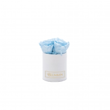 XS BLUMMiN - WHITE BOX WITH BABY BLUE ROSES