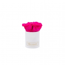 XS BLUMMiN - WHITE BOX WITH HOT PINK ROSES