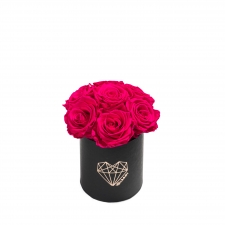 BUKETT 7 ROOSIGA - MIDI LOVE MUST KARP HOT PINK ROOSIDEGA