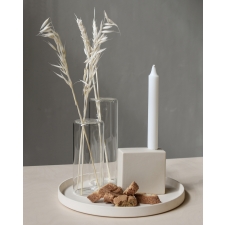 KARBY BEIGE CANDLESTICK