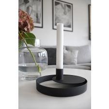 RINGAMÅLA BLACK METAL CANDLESTICK