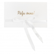 PALJU ÕNNE - VALGE SAMETIST KAART