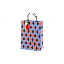 -30% ROMBIDEGA PABERKOTT SININE, PUNANE - 10 x 24 x 32 cm