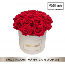 -20% KALLILE EMALE BUKETT- MEDIUM KREEMIKASVALGE KARP (VALI ROOSI VÄRV)