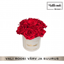 -20% KALLILE EMALE BUKETT- MIDI KREEMIKASVALGE KARP (VALI ROOSI VÄRV)