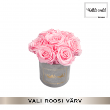 -20% KALLILE EMALE BUKETT- MIDI HELEHALL SAMETKARP (VALI ROOSI VÄRV)